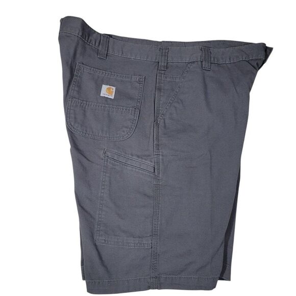 Carhartt Rigby Canvas Work Shorts Mens Size 42 Rugged Flex Relaxed Fit Gray NEW - Picture 5 of 13
